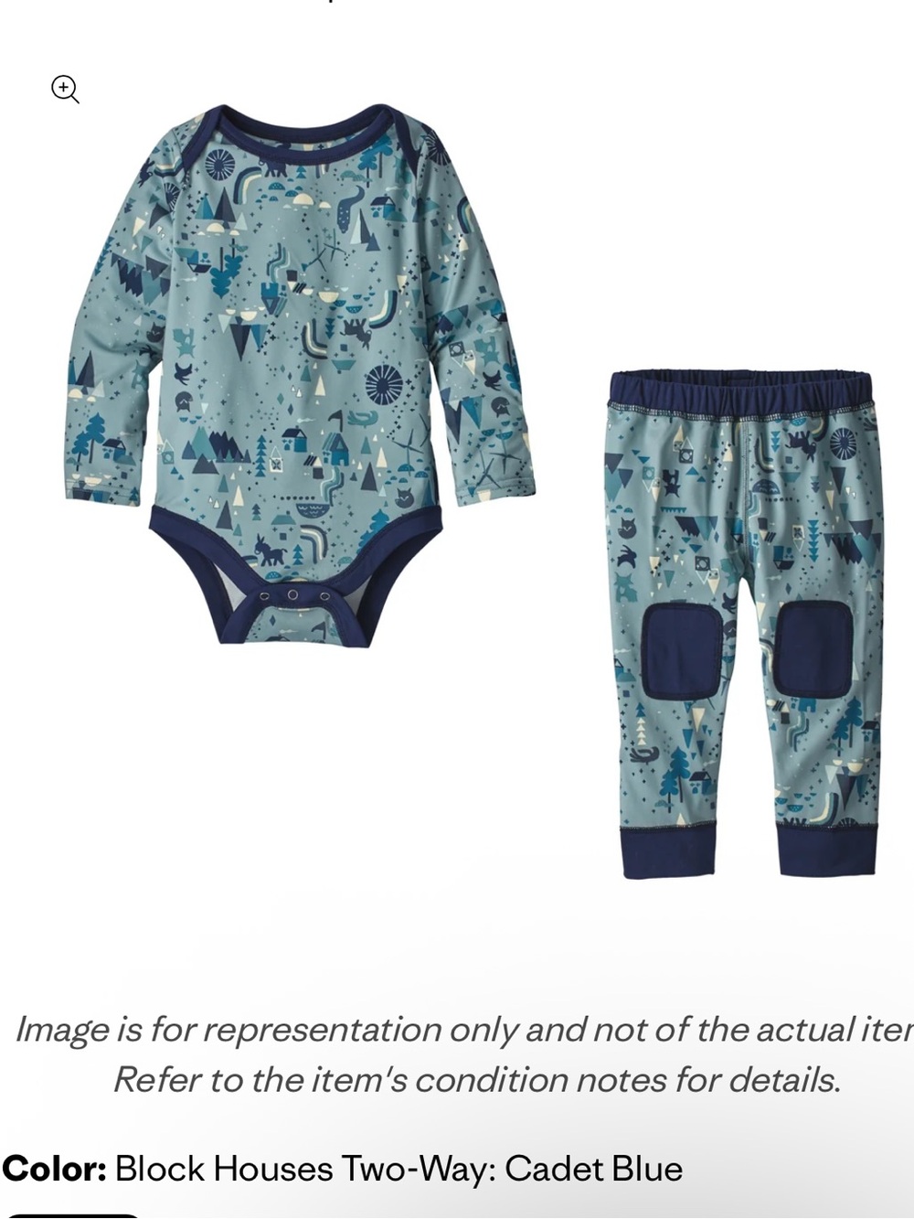 Patagonia 6-12M Capilene Baselayer Set